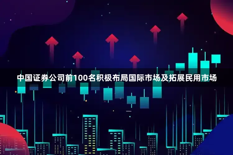 中国证券公司前100名积极布局国际市场及拓展民用市场